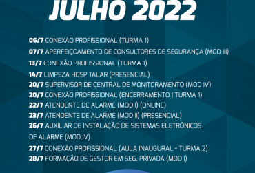 Agenda Julho 2022