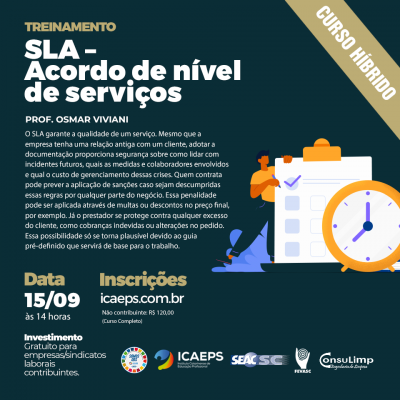 SLA - ACORDO DE NÍVEL DE SERVIÇOS