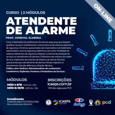 CURSO - ATENDENTE DE ALARME