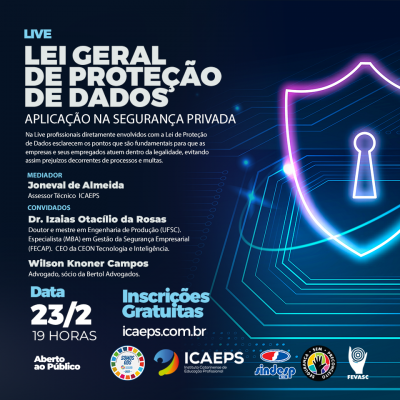 LIVE: LEI GERAL DE PROTEÇÃO DE DADOS