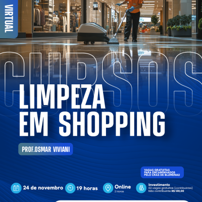 TREINAMENTO VIRTUAL -  LIMPEZA EM SHOPPING