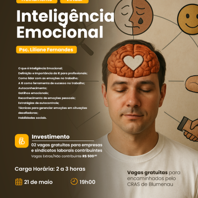 TREINAMENTO - INTELIGÊNCIA EMOCIONAL (VIRTUAL)