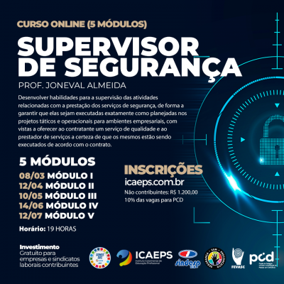 CURSO - SUPERVISOR DE SEGURANÇA 