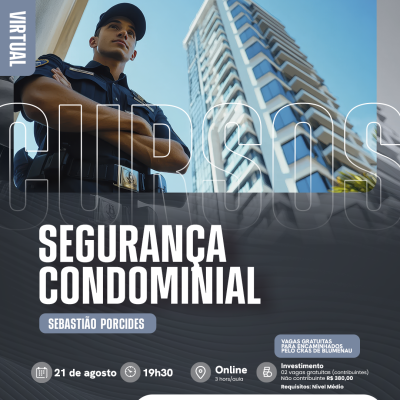 CURSO - SEGURANÇA CONDOMINIAL (VIRTUAL)