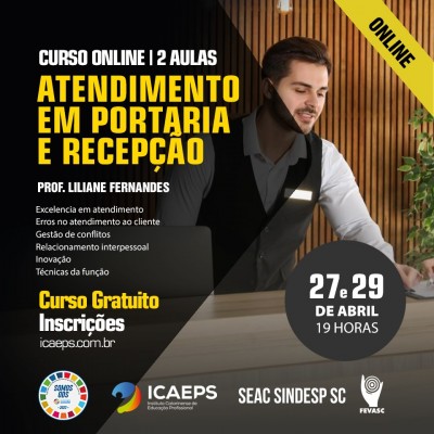 CURSO - ATENDIMENTO EM PORTARIA E RECEPÇÃO 