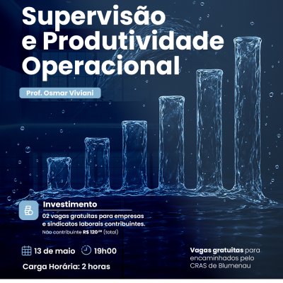 TREINAMENTO:  SUPERVISÃO E PRODUTIVIDADE OPERACIONAL (VIRTUAL)
