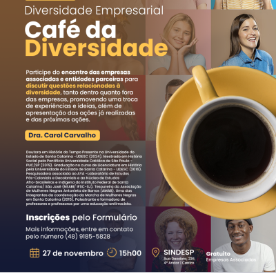 PRESENCIAL - CAFÉ DA DIVERSIDADE