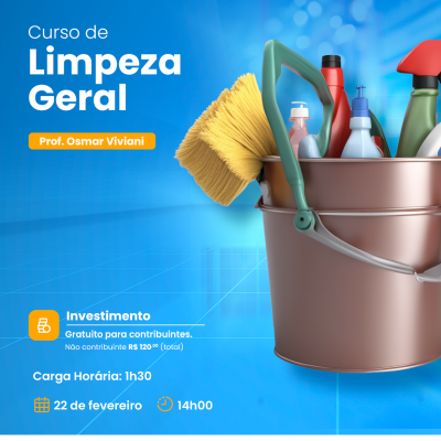 CURSO - LIMPEZA GERAL 