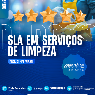 TREINAMENTO HÍBRIDO - SLA EM SERVIÇOS DE LIMPEZA