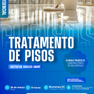 TREINAMENTO PRESENCIAL - TRATAMENTO DE PISOS 
