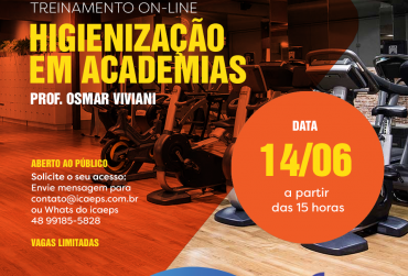 Higienização adequada é fundamental para funcionamento das academias