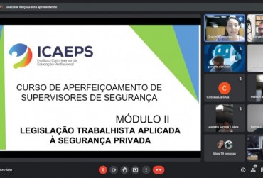 Módulo II é apresentado via videoconferência