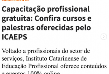 Especial sobre o ICAEPS é destaque no NSC Total