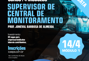 ICAEPS oferece curso de supervisor de monitoramento