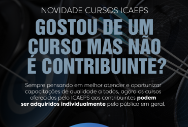 Cursos exclusivos do ICAEPS podem ser adquiridos individualmente