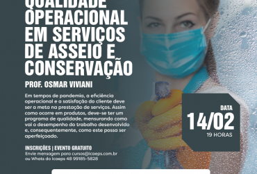 Curso sobre Qualidade Operacional abre a temporada 2022