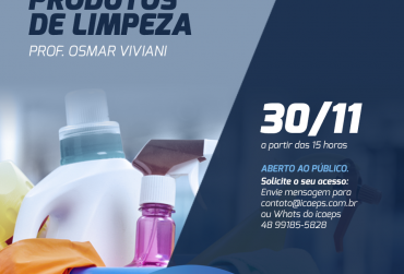 Palestra técnica sobre Produtos de Limpeza será gratuita