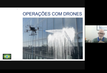 ICAEPS promove treinamento virtual sobre limpeza com drones