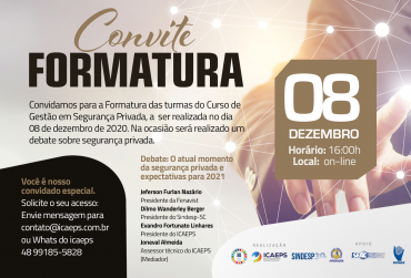 Formatura do Curso de Segurança Privada será na próxima semana