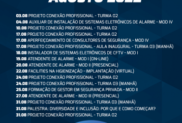Agenda Agosto 2022