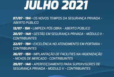 Agenda Julho 2021