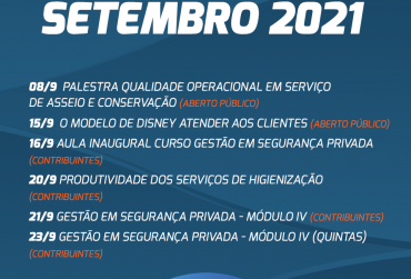 Agenda Setembro 2021